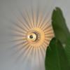 Vintage Bauhaus Sonnenblumen Glas Wandleuchte: Nordisch Retro für Balkon, Flur, Treppenhaus oder Eingang