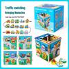 Kids' Wooden Lacing Block Set: Shape Matching Cognitive Toy for Early Education