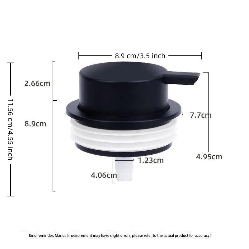 Anti Clog Foam Soap Dispenser Pump Head Reusable Durable Nozzle for Kitchen Bathroom Hand Soap Bottles