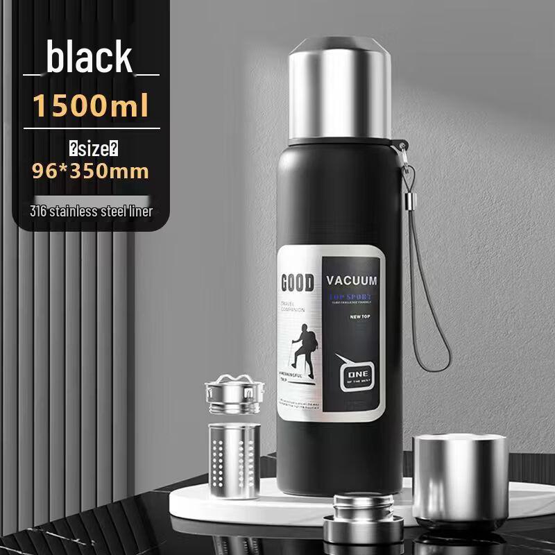 OLOEY Large Capacity Portable 316 Stainless Steel Vacuum Water Bottle