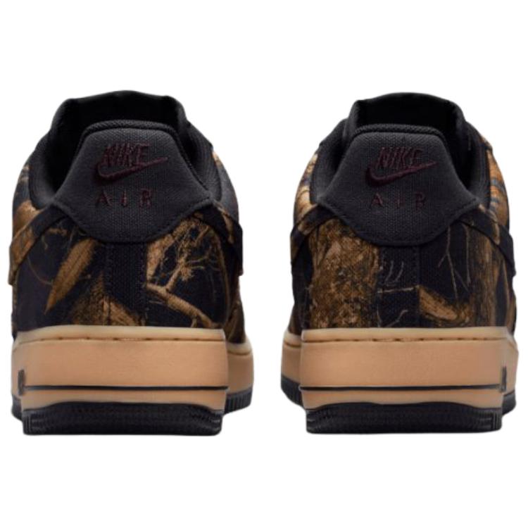 Nike Air Force 1 07 RealTree Camo Unisex Sneakers Brown Multi-Color Gum-Yellow IH1221-900