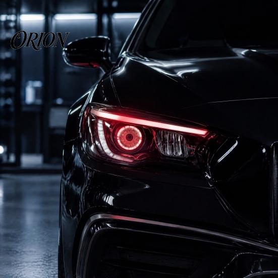 Universal Vehicle Projection Kit Dynamic Eye Car Light, Demon Synchronized RGB Animation Lamps, Devil Headlight Projector 6/33 Mode Remote Control