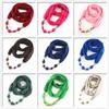 Bohemia Ethnic Style Necklace For Safe And Exquisite Craft Neckerchief Ring Scarf Scarf Necklaces