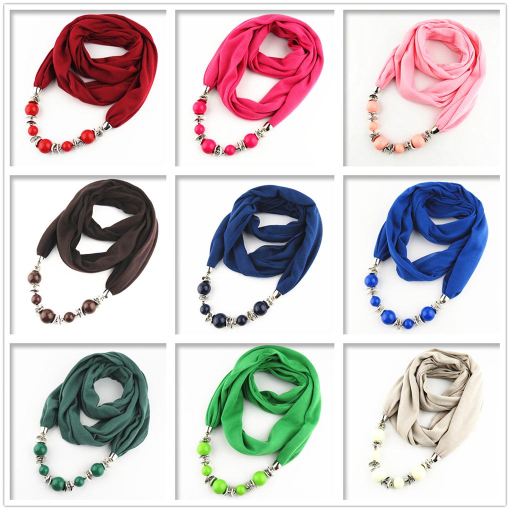 Bohemia Ethnic Style Necklace For Safe And Exquisite Craft Neckerchief Ring Scarf Scarf Necklaces