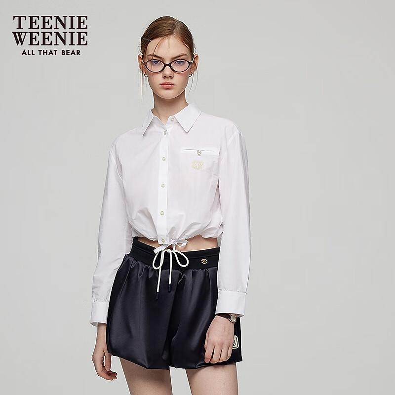 Teenie Weenie Women's Casual Drawstring Shirt