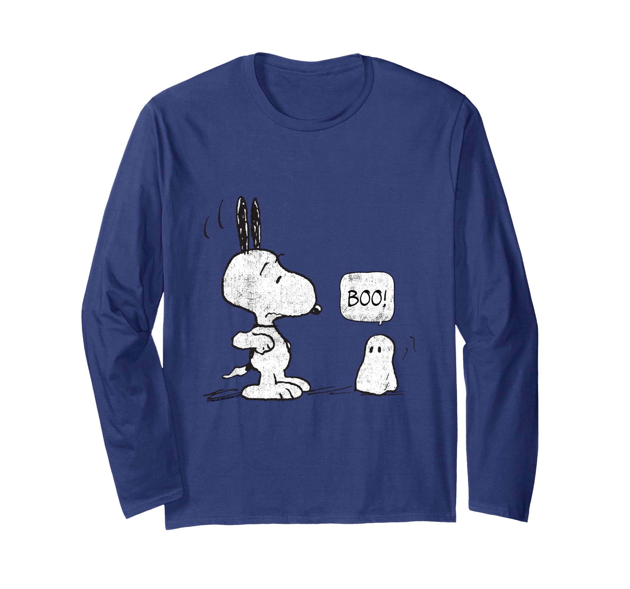 

Peanuts Halloween Ghost Terror Snoopy Long Sleeve T-Shirt