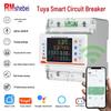 Single-Phase 4P Color Screen WiFi Smart Circuit Breaker with Bidirectional Metering & Overcurrent Leakage Protection