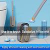 Wall-Mounted Disposable Toilet Brush Set with Long Handle
