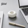 Керамический подсвечник Матовая отделка Современный Подсвечник-стаканчик Геометрический Минималистичный Кремово-белый Безопасный Настольный Декор Теплостойкий Стол