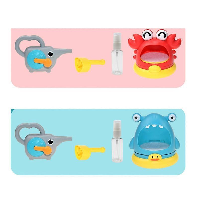 Children's Bath Toys, Crab, Shark, Automatic Bubble Blowing Machine, Baby Showercrab