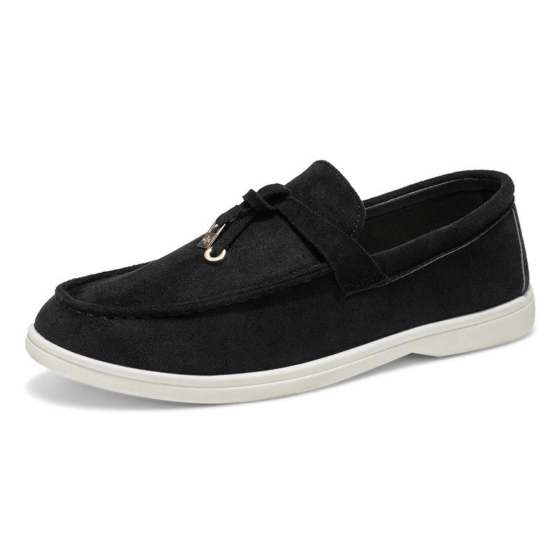 New Four Seasons Lazy Doudou Shoes British Casual Leather Shoes