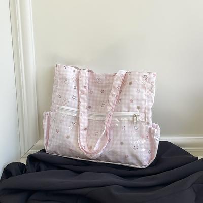 Красива, повсякденна, легка в клітинку, свіжа та містка жіноча портативна сумка-тоут, сумка через плече під пахву, жіноча