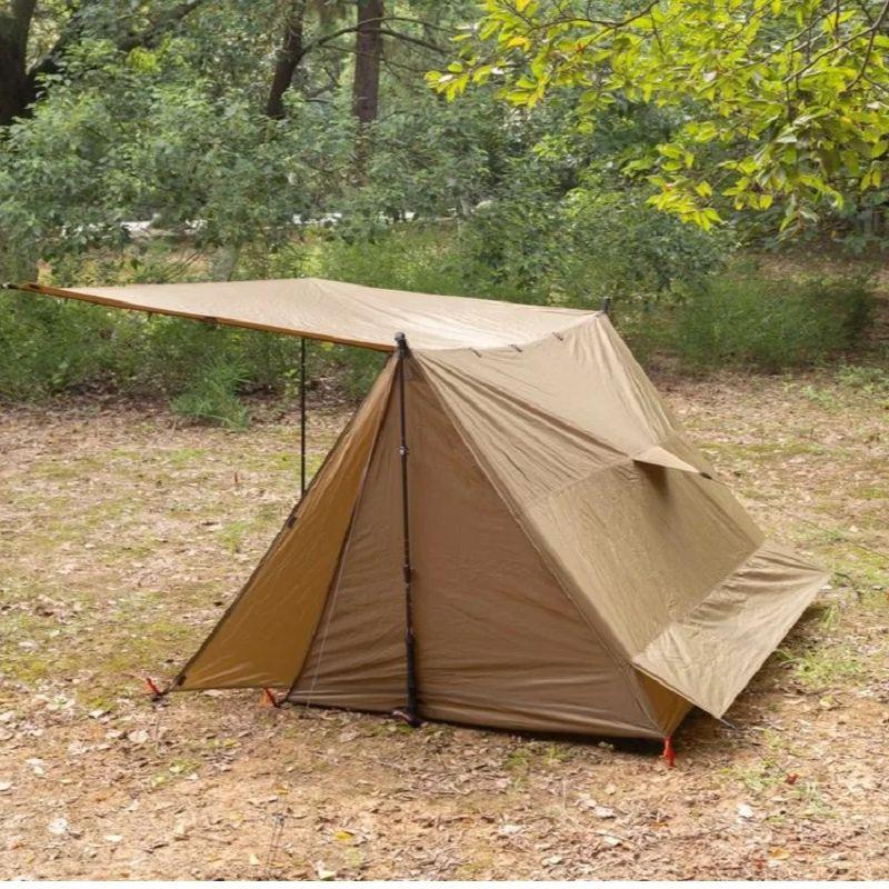Outdoor Tent Waterproof 2 Person 3 Season Shelter Lightweight Tent (no poles)