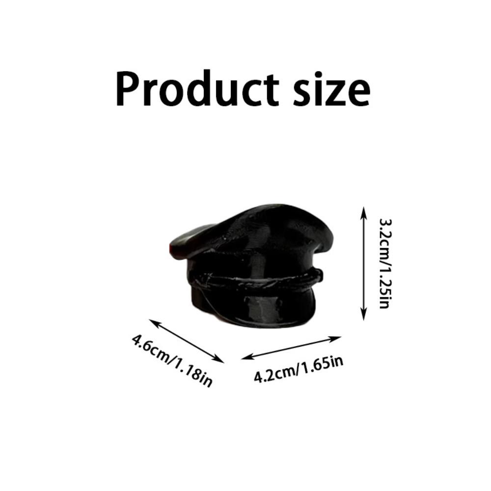 2PCS Creative Hat-shaped Bottle Cap Plastic Sunshade Cap Ornaments Cute Beer Bottle Cap  Drink