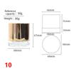 1Pcs Plastic Cream Jar With White Liner Cream /Lotion Bottle Cosmetic Container Refillable Bottles With Spoon