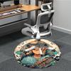 1pc The Legend of Office Round Area Rug, Bedroom Living Room Home Decor, Room Deco,  Offic a1016209