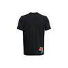 Under Armour Printed Letter Breathable Pullover Crew Neck Short Sleeve T-Shirt Men Tops Black 1382903-001