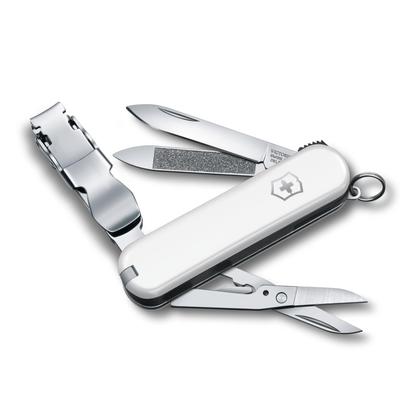 Nail Clip 580 White Nail Clipper Disaster Prevention Goods Curved Blade Scissors Nail Cleaner Included Nail File 8 Functions Disaster