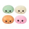 Stress Relief Steamed Bun Toy Portable Travel Slow Rising Smiling Bun Sensory