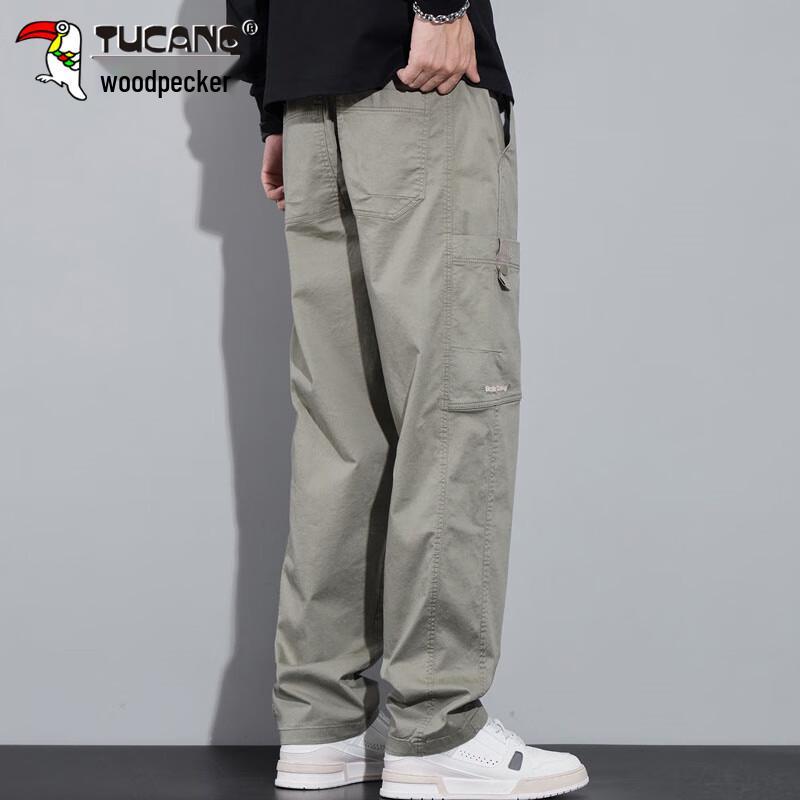 Tucano Men's Autumn/Winter Loose Straight Casual Workwear Pants