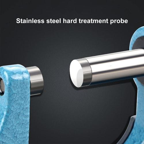 Digital Micrometer, 0.0001in/0.002mm Accuracy Electronic Thickness Measuring Tool, 0.00005in/0.001mm Resolution, with Storage Box for Industrial Woodw