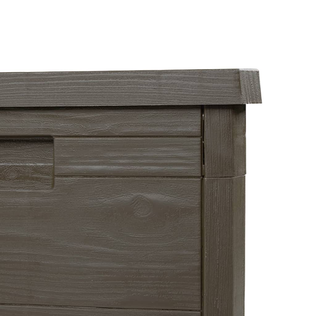 Outdoor Cushion Box Brown 77.5 x 44.5 x 53 cm Polypropylene