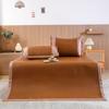 2026 Cooling Rattan Ice Silk Mat Set for Double Bed - Foldable 3-Piece Summer Air Conditioning Mat