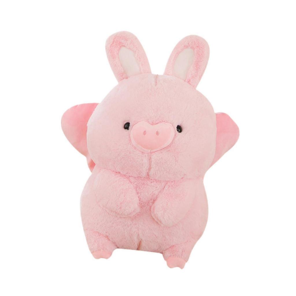 Cute Pig Stuffed Animal Pink 17.7" Plush Toy for Boys Girls Kids Girlfriend