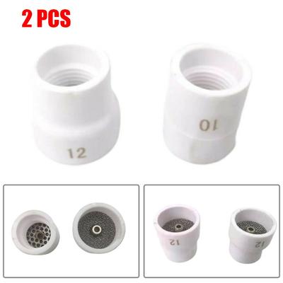 2Pcs 10# 12# Ceramic Cup For TIG Welding Torch WP-17/18/26/9/20 Agon Arc Welding