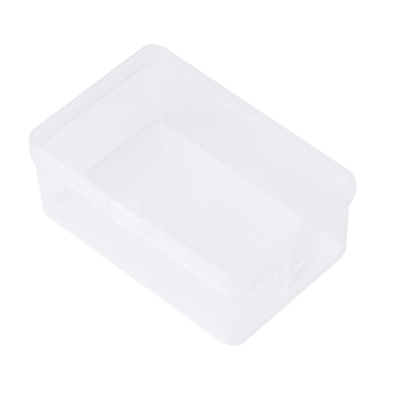 Square Transparent Storage Box Small Plastic Case For Jewelry Beads Small Parts Coins Screws Container Multiple Sizes Option