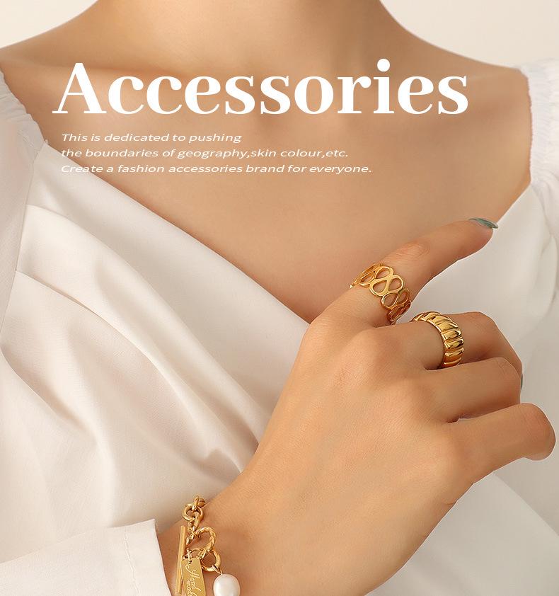 Europäisches & Amerikanisches OT Schnallen Geometrisches Quadratisches Plättchen Gold Armband mit Süßwasserperlen für Damen