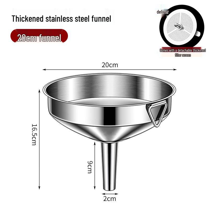 Ru Han Stainless Steel Food Grade Funnel