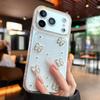 3D Epoxy Butterfly Steel Bead iPhone Case for 14, 15, 16, 17 Pro Max
