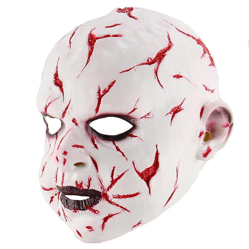 Full Bloody Monstrous Head Mask, Scary Spooky Ghost Mask for Halloween Fancy Dress