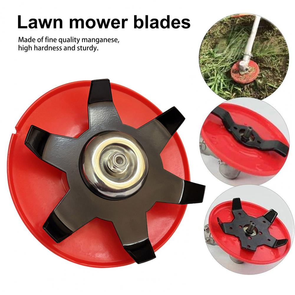 Weed Trimmer Head Replacement Easy Installation Weed Trimmer Head Heavy Duty Grass Trimmer Blade Set for Weed Eater  Trimmers