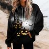 Happy Halloween 3d Print Hoodie Women Fashion Oversized Hoodies Women Sweats Halloween Hoodie Sweatshirt Women Tracksuits Coat