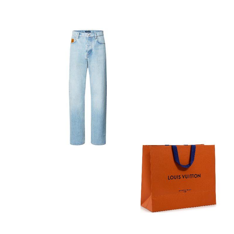 Louis Vuitton SS25 Jeans Skateboard Edition Men's Blue 1AGIXM