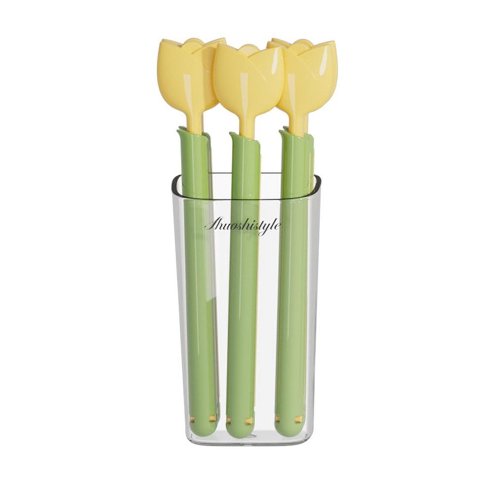 

Moisture-proof Tulip Magnetic Sealing Clip Fresh-keeping Reusable Food Storage Clips Magnetic Flower Shape жёлтый