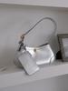 Meheu Jenna Mini Hobo Bag (Silver)