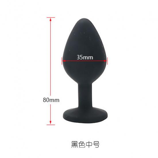 Soft Rubber Silicone Butt Plug Back Court Sex Toys Sex Tools Chrysanthemum Masturbation Long-Term Outing Wear Adult Toys Female
