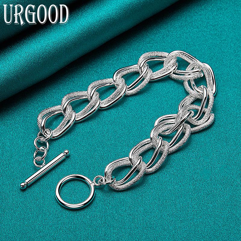 925 Sterling Silver Beautiful Bracelet Fashion Jewelry