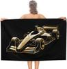 3D Racing Car Microfibre Beach Towel,Car Lightweight Beach Towels for Adults, Absorbent,Quick Dry, for Swimming,Travel or Bath