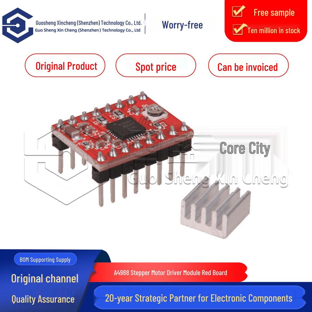 A4988/DRV8825 Stepper Motor Driver Modules: Red, Green, Purple Boards for 3D Printer Accessory