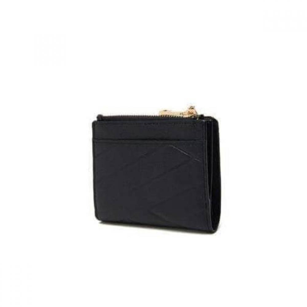 Daks Black Carlisle Pattern Gold Dd 2 Zip Wallet