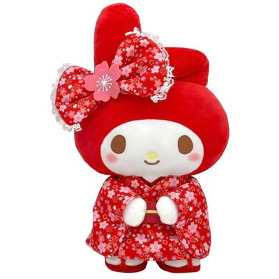 Nakajima Corporation My Melody Sakura Kimono Plüschtier M Rot 206176-25 H38 x B25 x T15cm