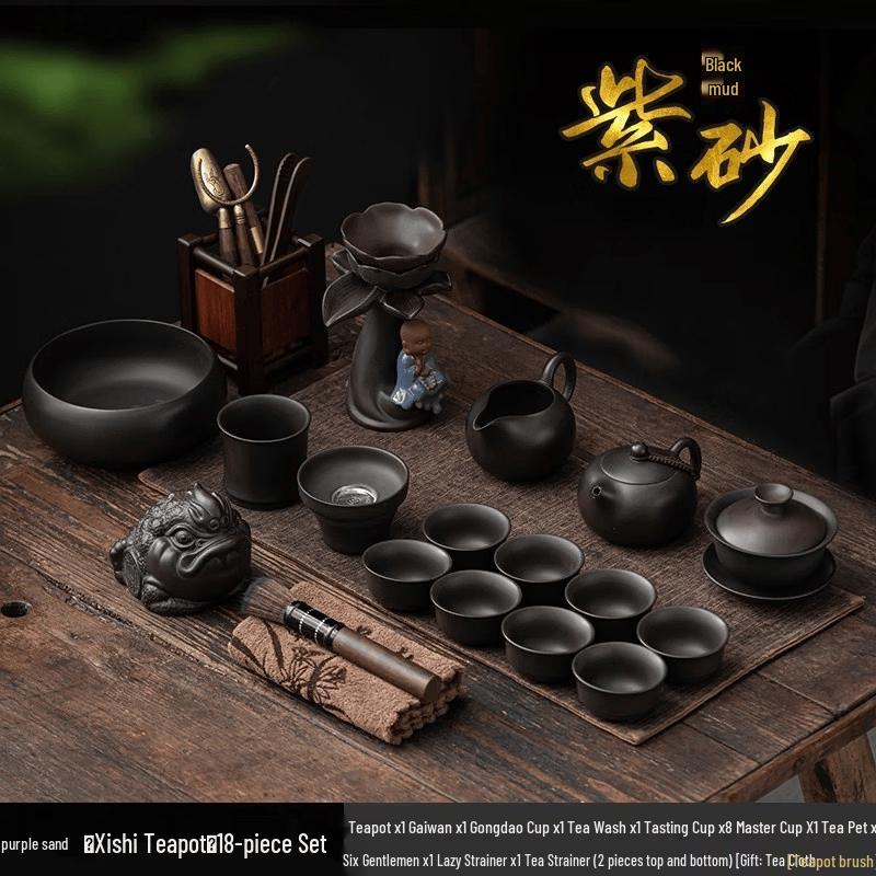 Elegant Zisha Kung Fu Tea Set