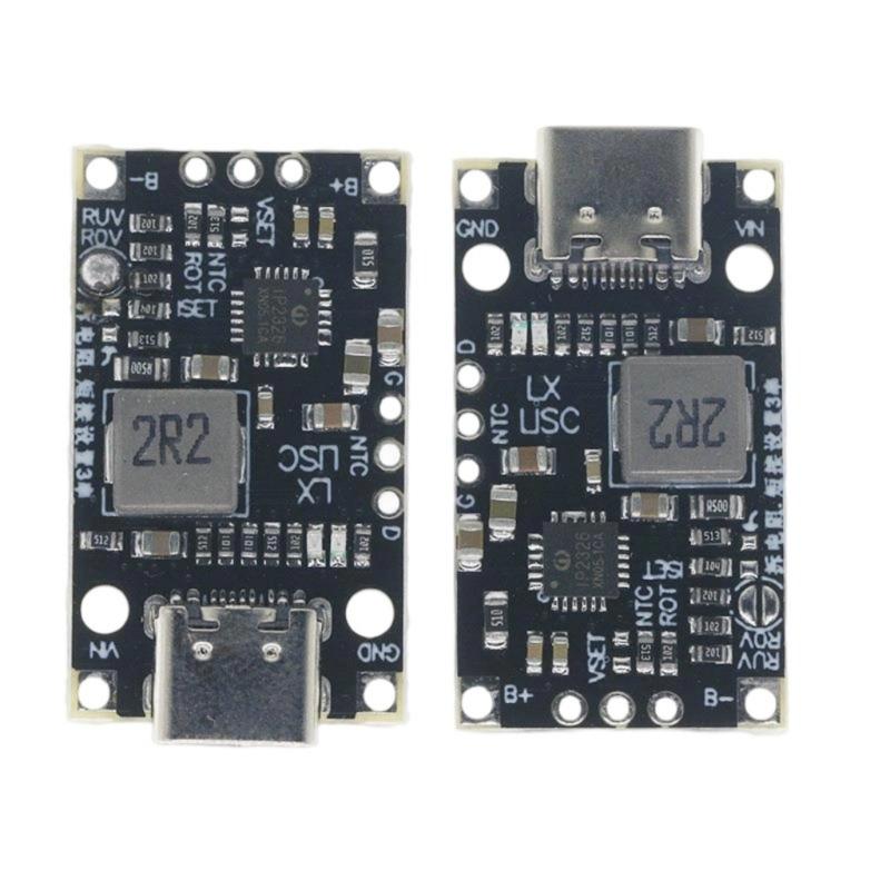 USB Type C Interfaces 15W Output Power Boost Converters 2S/3SLiBattery Charging Module Type C Steps Up Power Boards