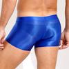 Mens Glossy Boxer Briefs Low Rise Underpants Swim Shorts Pool Party Beach Volleyball Beachwear Shorts