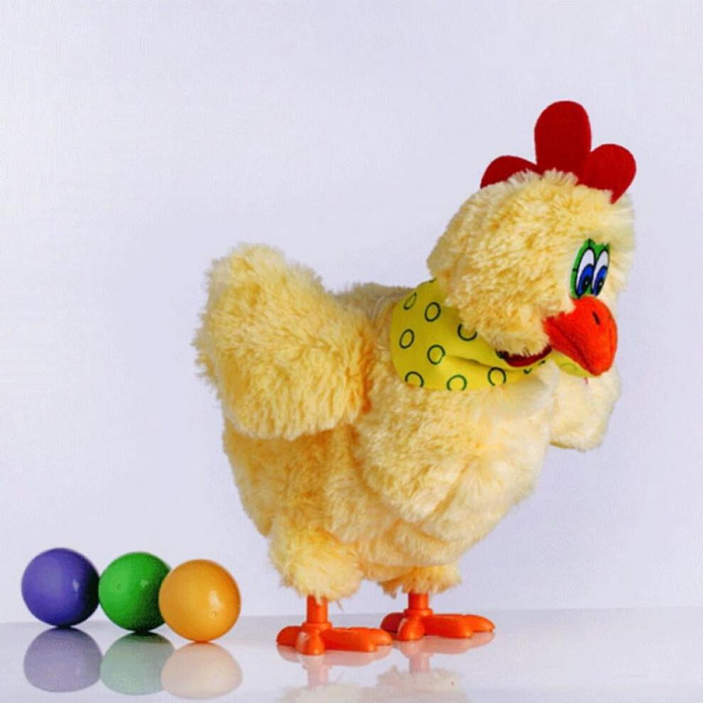 Plush Chicken Doll Electric Musical Dancing Chicken Laying Egg Hen Toy Singing Dancing Chicken Toys