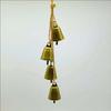 Bronze color Christmas Cone Metal Bells Rustic Hangable Christmas Bell Pendant DIY Craft Hollow Antique Finished Hanging Bell